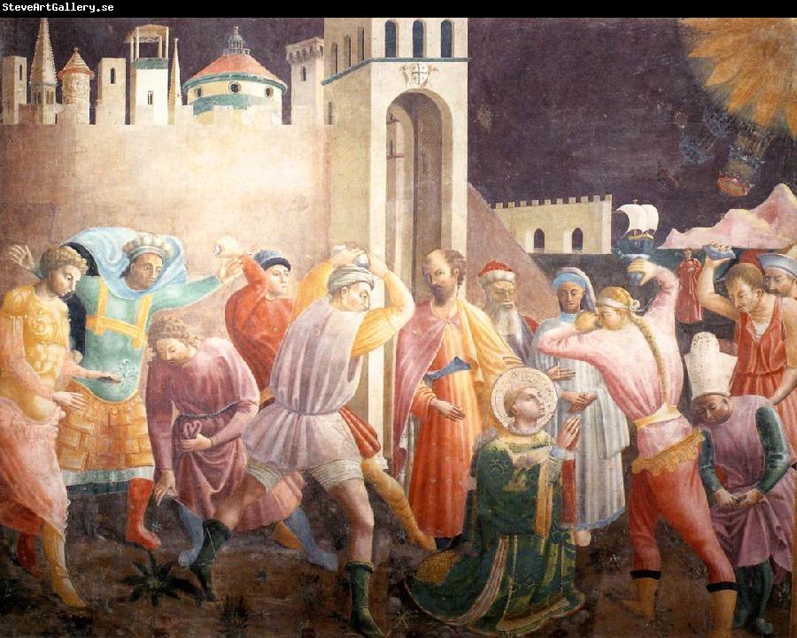 UCCELLO, Paolo Stoning of St Stephen